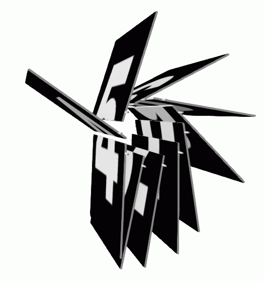 A real split-flap departure board cycling through destinations and times